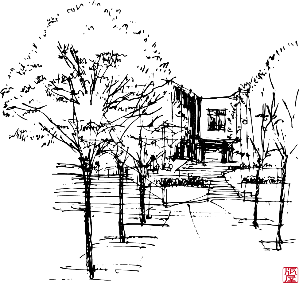 線画イラストサンプル