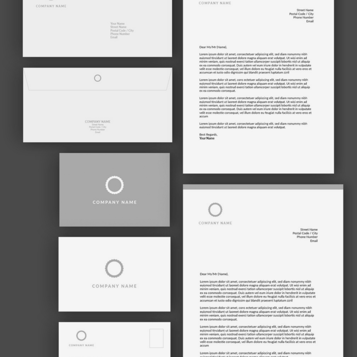 レターヘッド デザイン